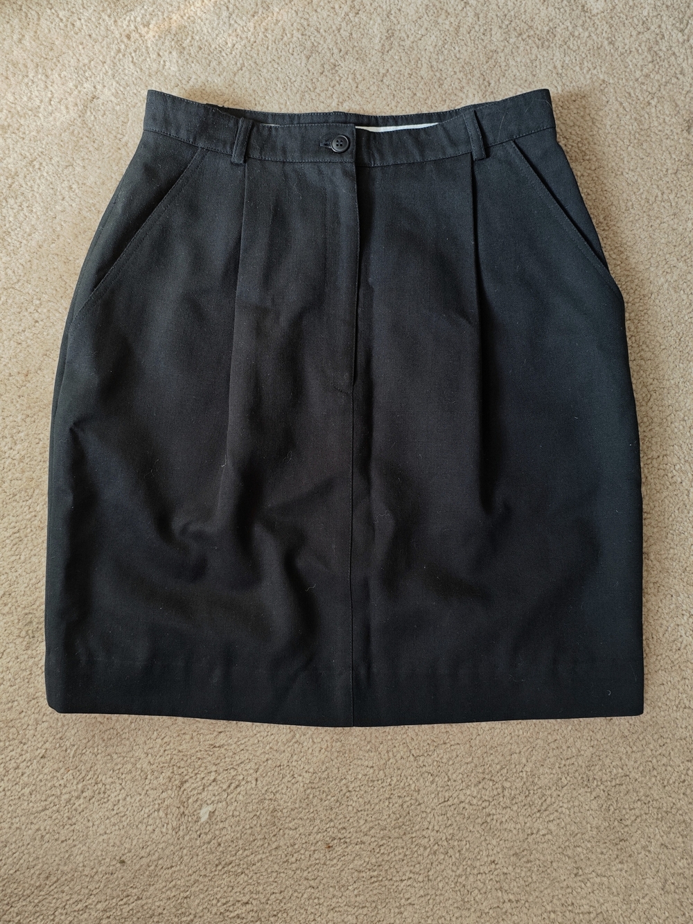 Alfred Sung Classic Black Women's Skirt - Tailored Pencil Style
